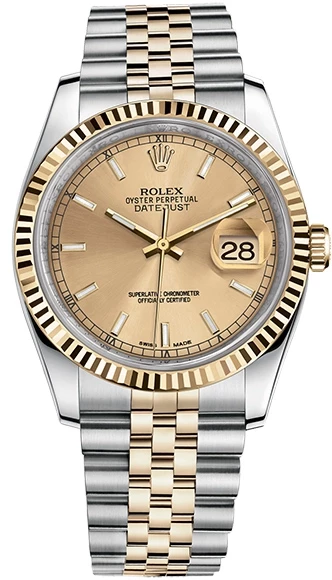 Rolex 36 mm, steel and yellow gold 116233 изображение - 1