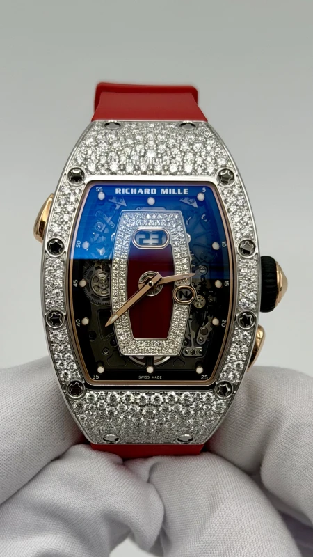 Richard Mille RM037 White Gold with Diamond Case RM 037 WG 2
