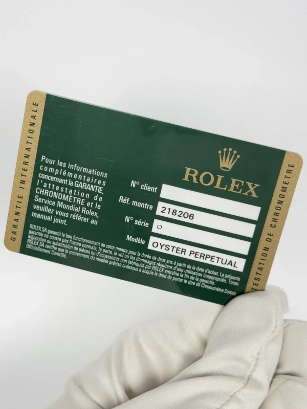 Rolex II Platinum Ice Blue Arabic 218206 ibcrp 7