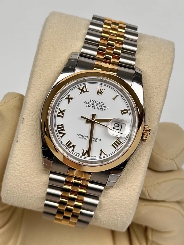 Rolex 36mm Steel and Yellow Gold 116203-0144 4