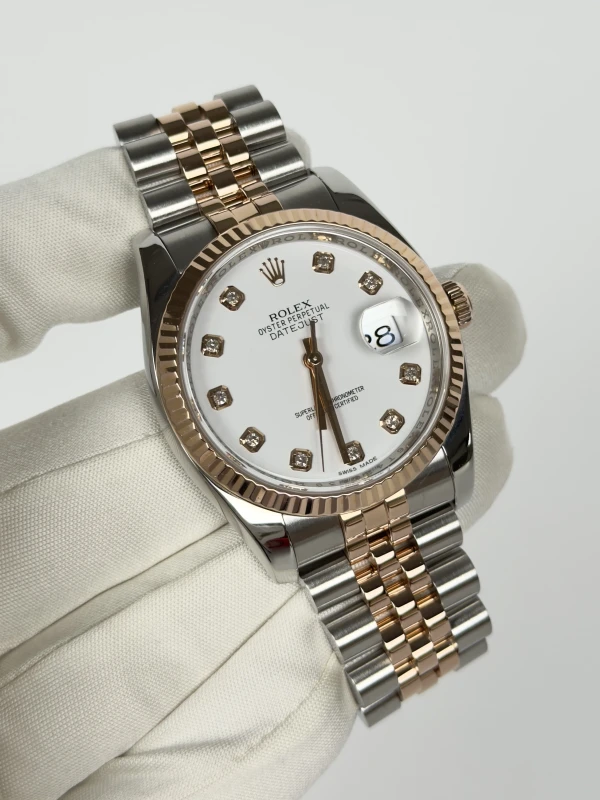 Rolex Datejust 36mm Steel and Everose Gold 116231-0060 2