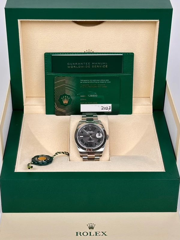 Rolex DATEJUST 41MM STEEL 126300-0013 5