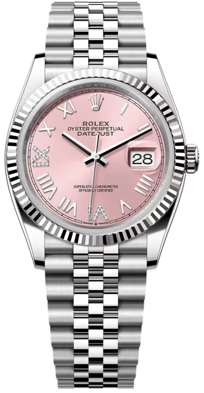 Datejust 36mm Steel and White Gold