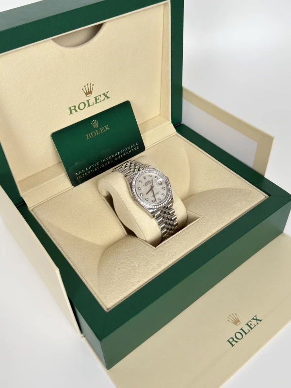 Rolex 36mm Steel and White Gold 126284rbr-0011 5