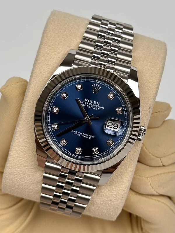 Rolex 41 mm, steel and white gold  126334-0016 4