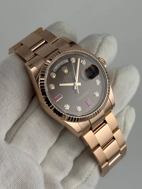 Rolex 36mm Everose Gold 118235F-0096 3