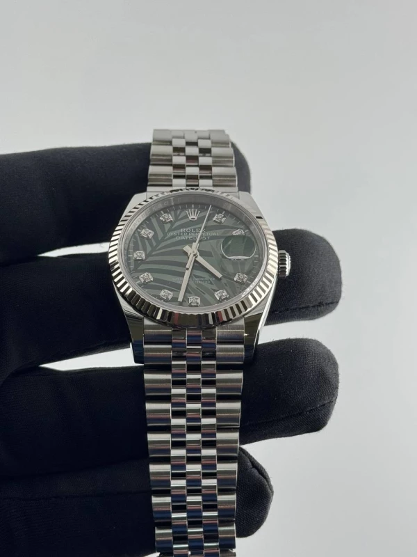 Rolex Datejust 36mm Steel and White Gold 126234-0055 4