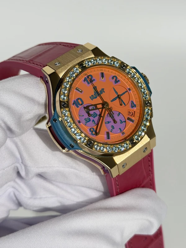 Hublot Pop Art Yellow Gold Blue  341.VL.4789.LR.1207.POP15 2