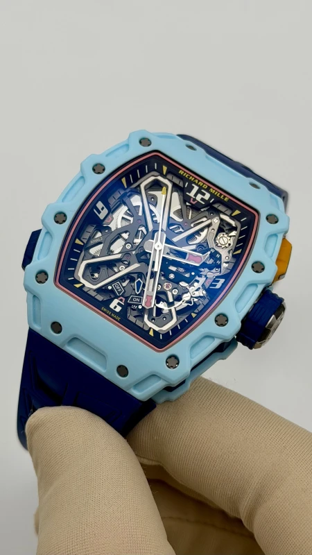Richard Mille RM35-03 Pastel Blue Quartz TPT RM35-03 Pastel Blue Quartz TPT 5