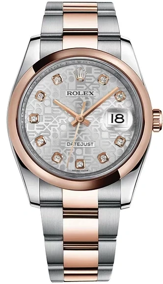 36 MM STEEL AND EVEROSE GOLD