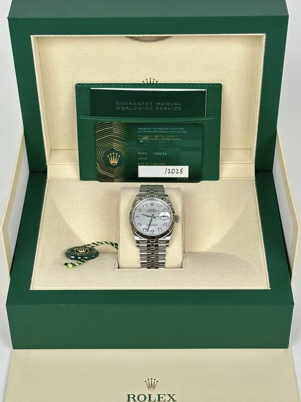 Rolex 36mm Steel and White Gold 126234-0019 5