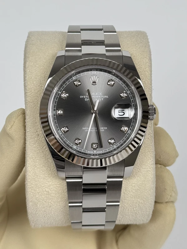 Rolex 41mm Steel and White Gold 126334-0005 2