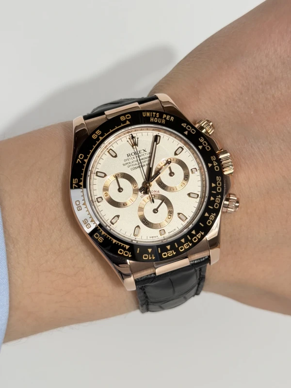 Rolex 40mm Everose Gold 116515 Ivory 7