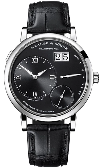 grand white gold with dial in black