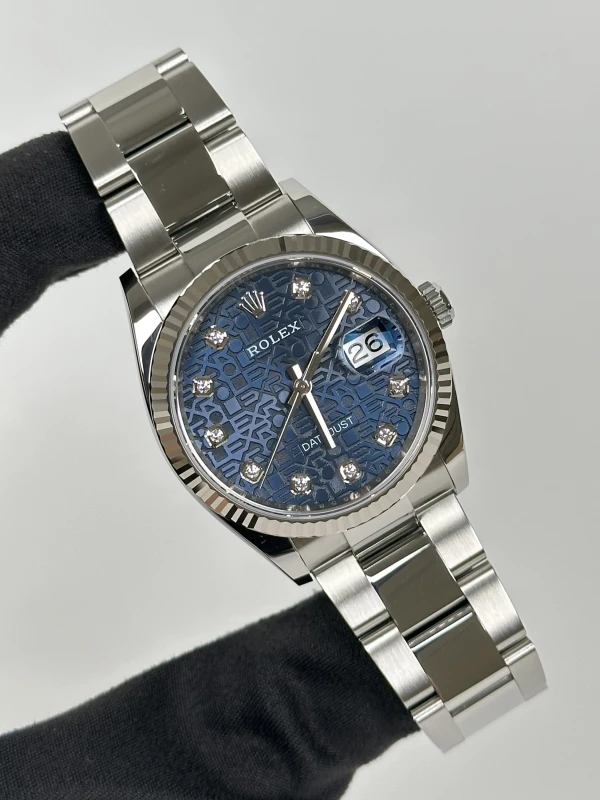 Rolex 36mm Steel and White Gold 126234-0012 2