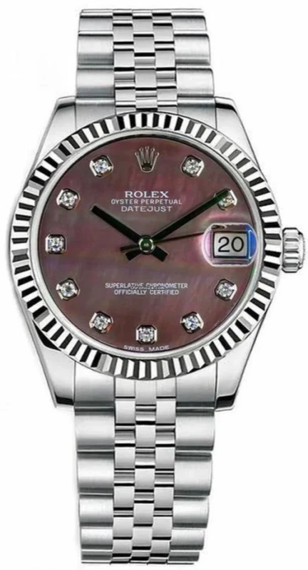 31mm Steel and White Gold