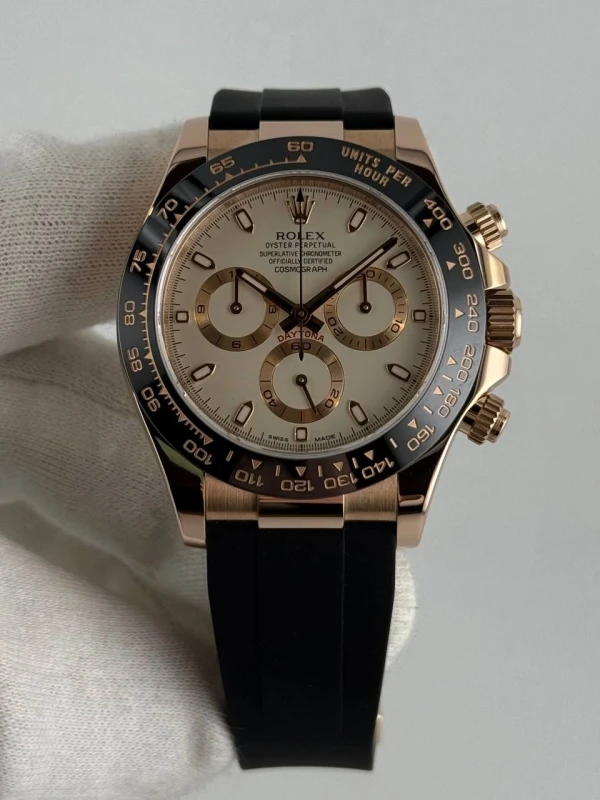 Rolex 40mm Everose Gold 116515 Ivory 2