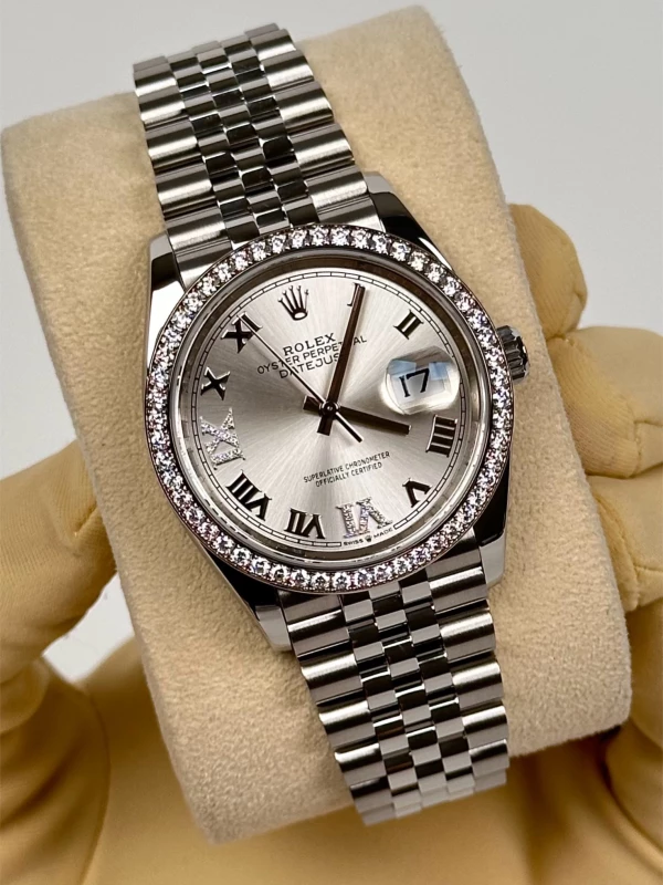 Rolex 36mm Steel and White Gold 126284RBR-0021 3