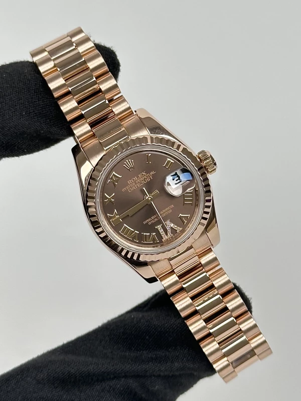 Rolex Lady-Datejust 26mm Everose Gold 179175 2