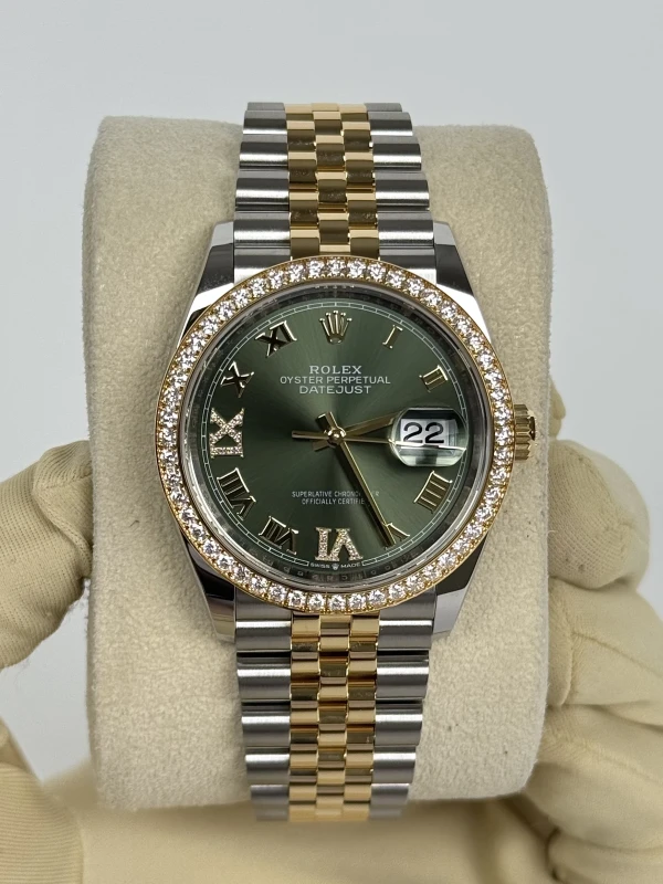 Rolex 36 mm, Oystersteel, yellow gold and diamonds 126283rbr-0011 2