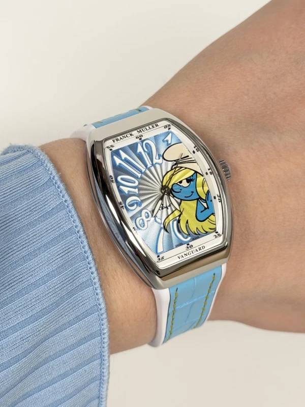 Franck Muller Vanguard Smurfette Blue V 32 SC AT FO SMURFETTE (BL) 6