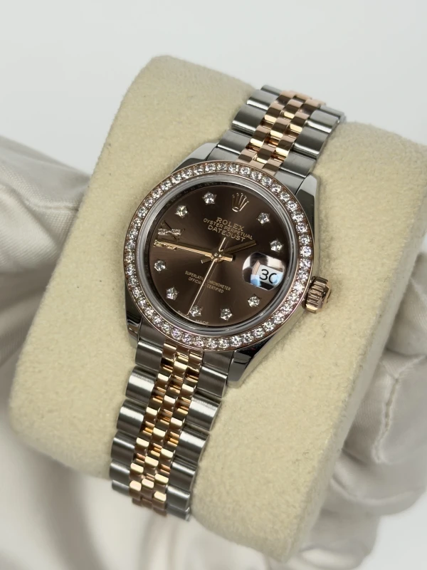Rolex 28mm Steel and Everose Gold 279381RBR-0011 3