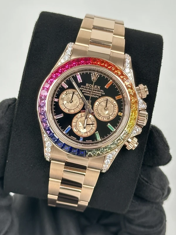 Rolex Cosmograph 40mm Everose Gold 'Rainbow' 126505XLAB 4