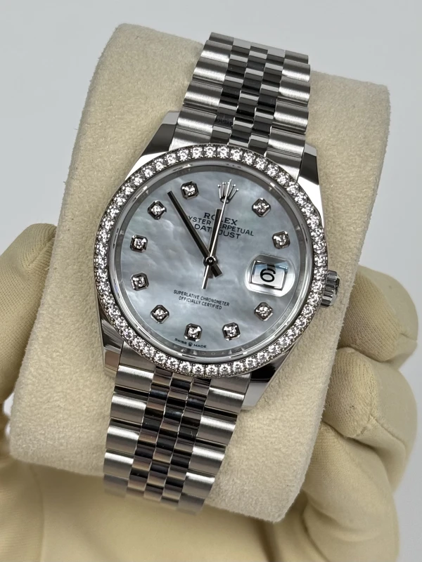Rolex 36mm Steel and White Gold 126284rbr-0011 4