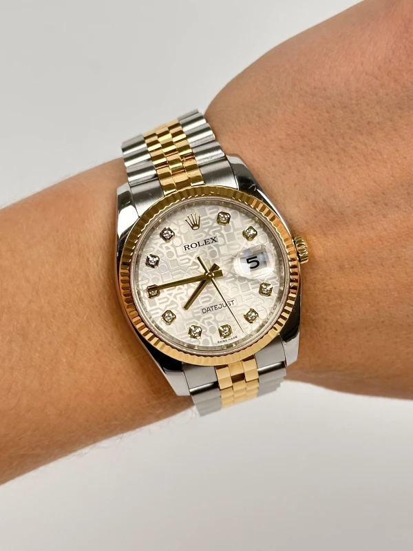 Rolex 36MM STEEL AND YELLOW GOLD 116233-0156 7