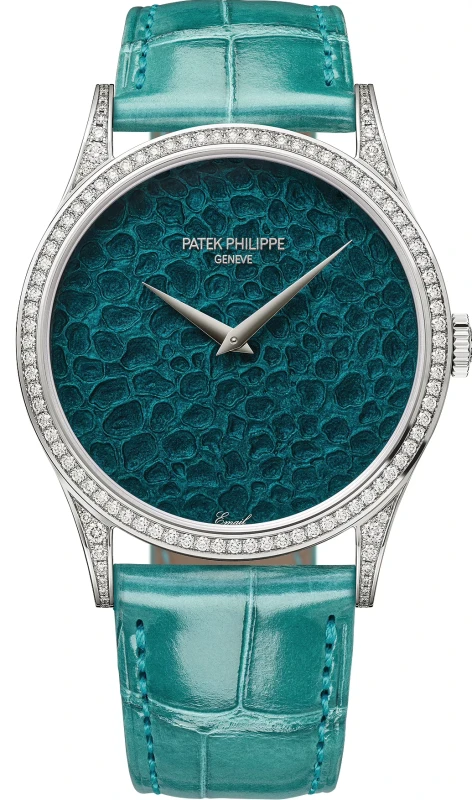Patek Philippe Grave Bougie Email Turquoise 5077/100G-081 1