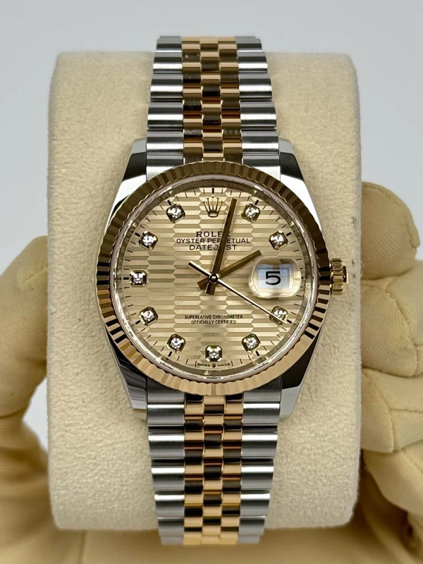 Rolex Datejust 36mm Steel and Yellow Gold 126233-0045 2