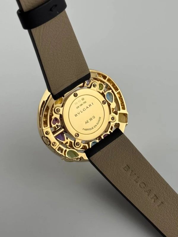 Bvlgari Yellow Gold 36mm Quartz 101339 AE36D2CBL 4