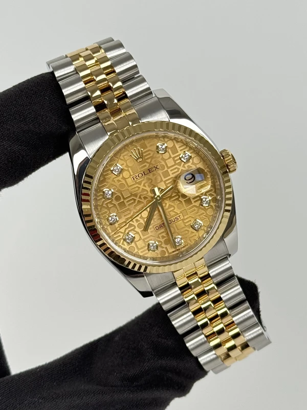 Rolex 36 mm Yellow Gold and Steel 116233 chjdj 2