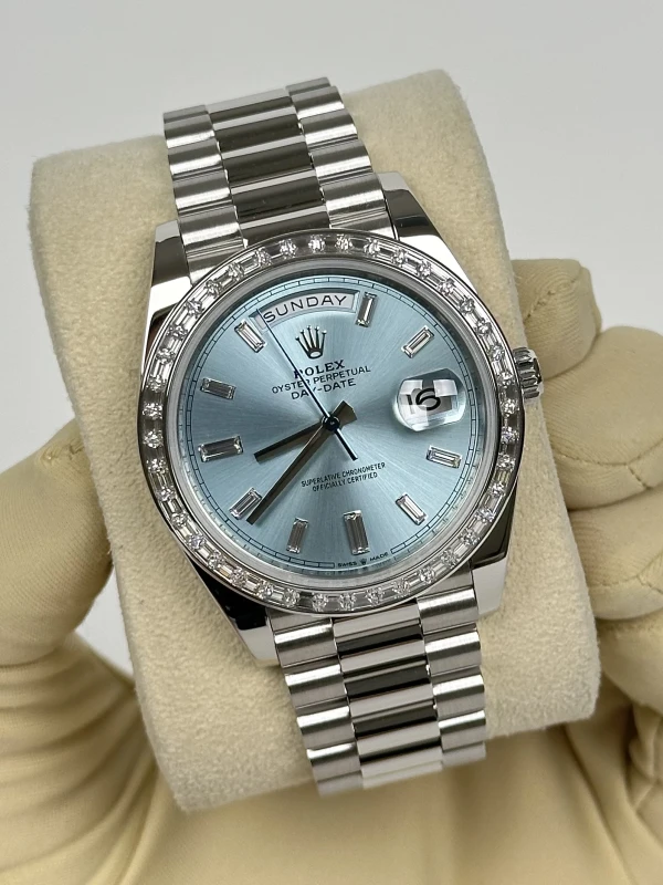 Rolex 40 MM, PLATINUM AND DIAMOND 228396tbr-0002 3