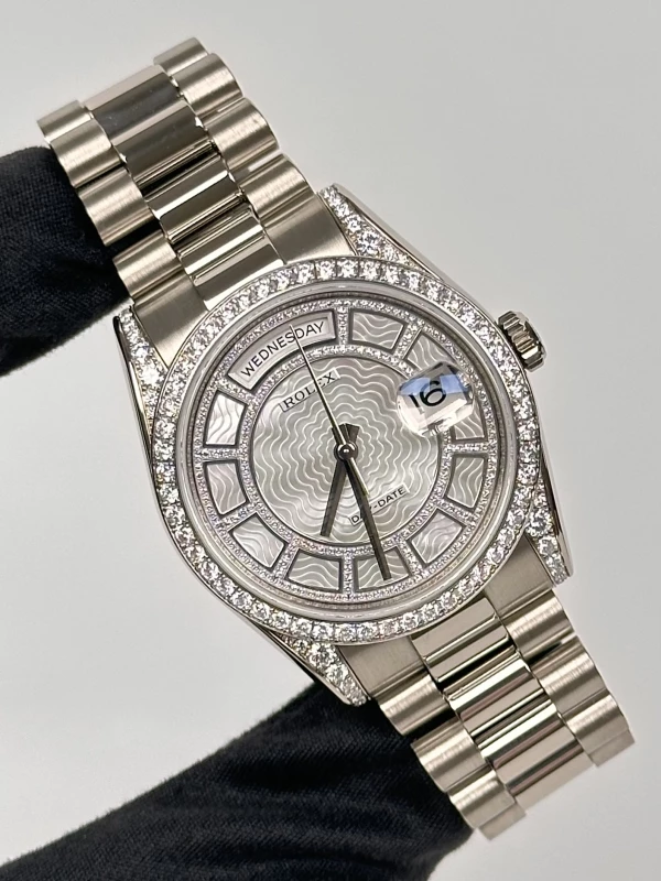 Rolex 36 mm, white gold 118389-0097 2