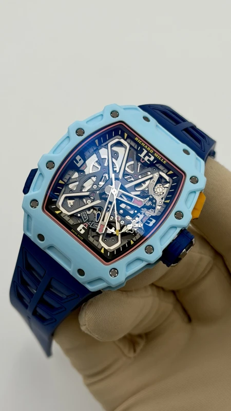 Richard Mille RM35-03 Pastel Blue Quartz TPT RM35-03 Pastel Blue Quartz TPT 2
