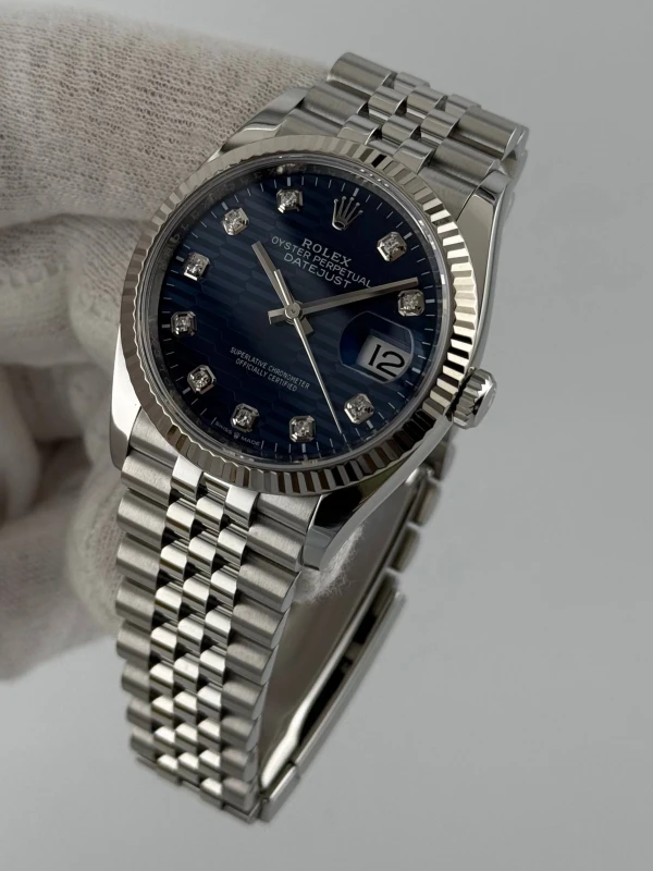 Rolex Datejust 36mm Steel and White Gold 126234-0057 4