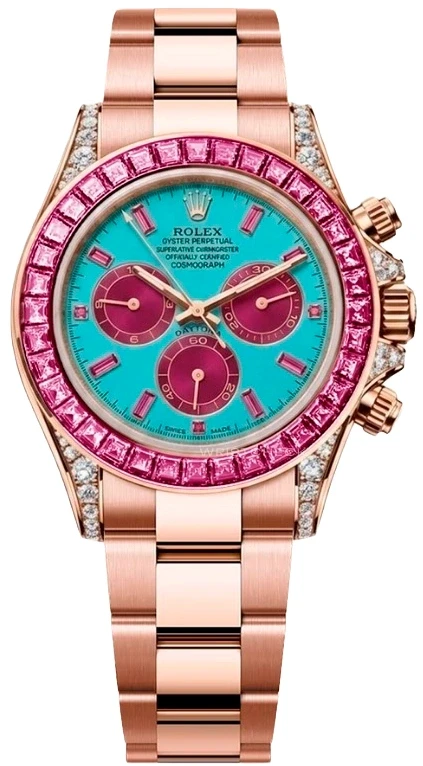 Cosmograph 40mm Everose Gold 'Rainbow'