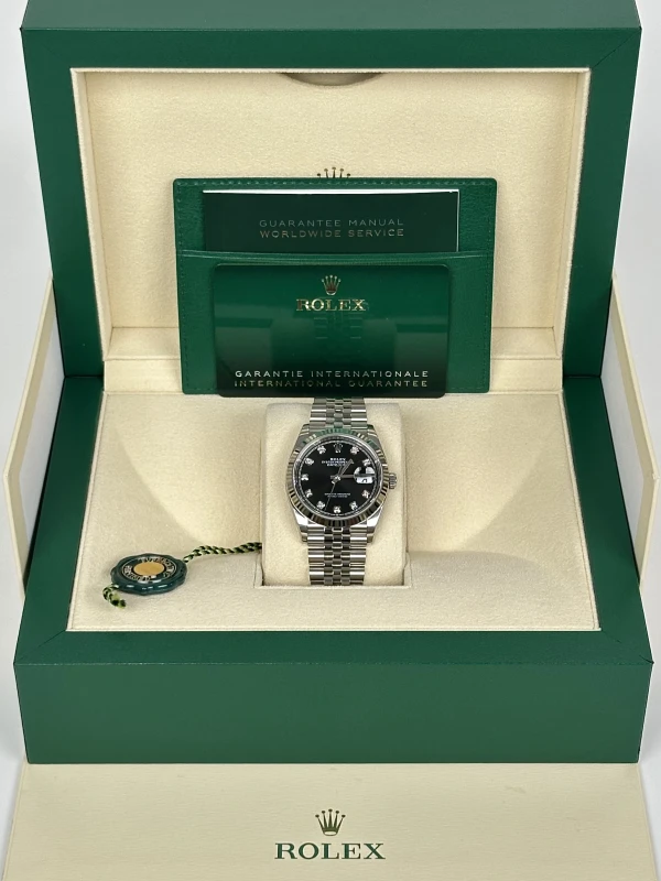 Rolex 36mm Steel and White Gold 126234-0027 5