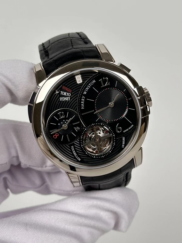 Harry Winston GMT Tourbillon MIDATG45WW001 Shanghai Limited Edition 4
