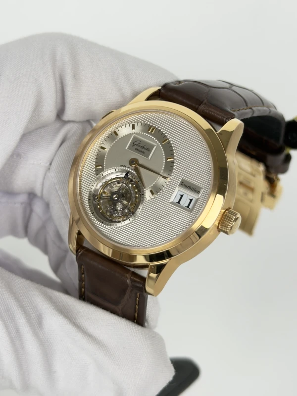 Glashutte Original LIMITED EDITION PINK GOLD TOURBILLON 93-01-01-04 3