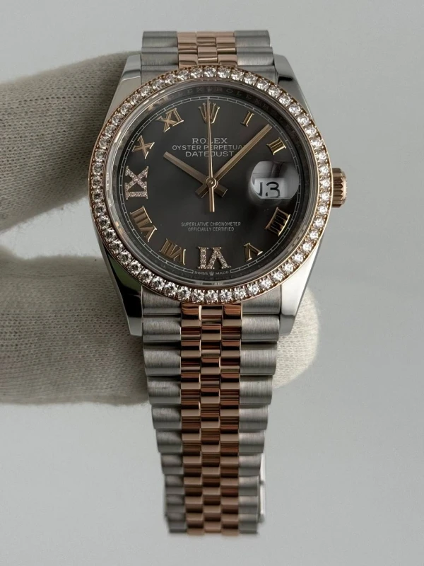 Rolex 36mm Steel and Everose Gold  126281rbr-0011 2