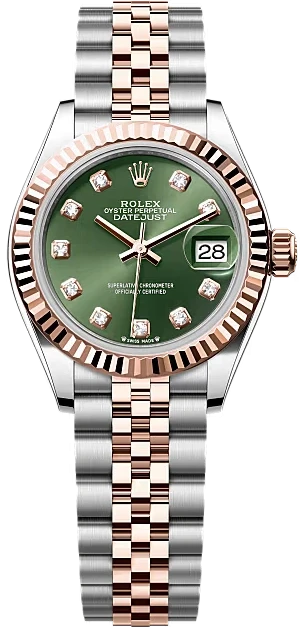 Rolex 28 mm Steel and Everose Gold 279171-0007 1