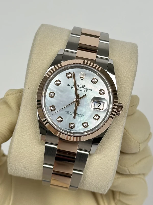 Rolex 36mm Steel and Everose Gold 126231-0022 4