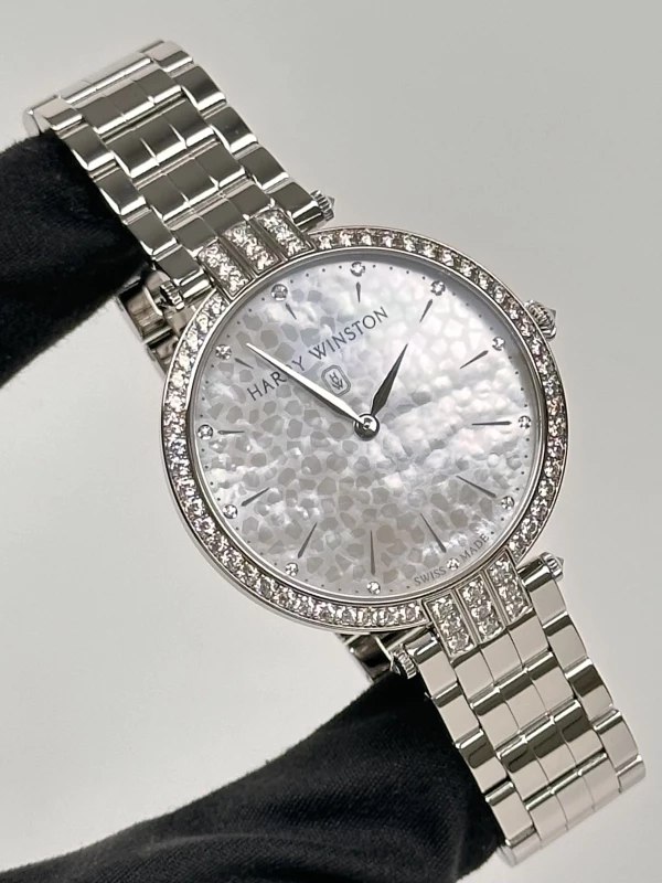 Harry Winston Ladies 39 mm in White Gold PRNQHM39WW002 2