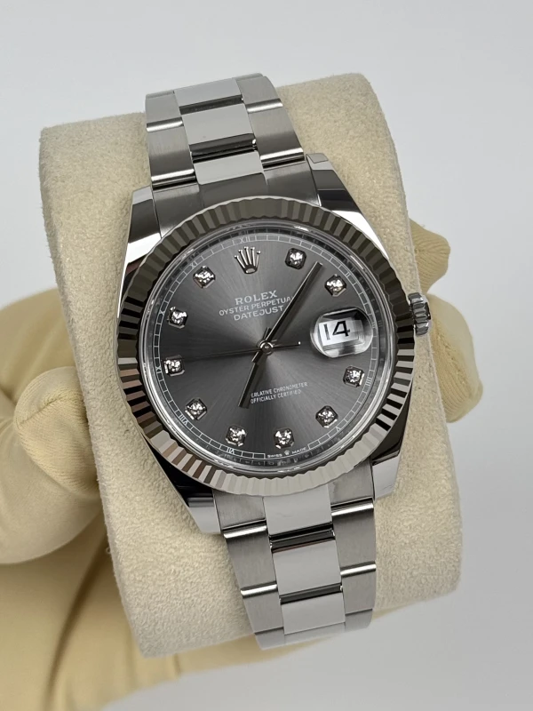 Rolex 41mm Steel and White Gold 126334-0005 3