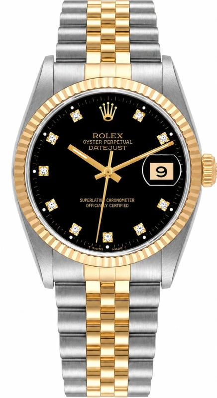  36mm Steel and Yellow Gold