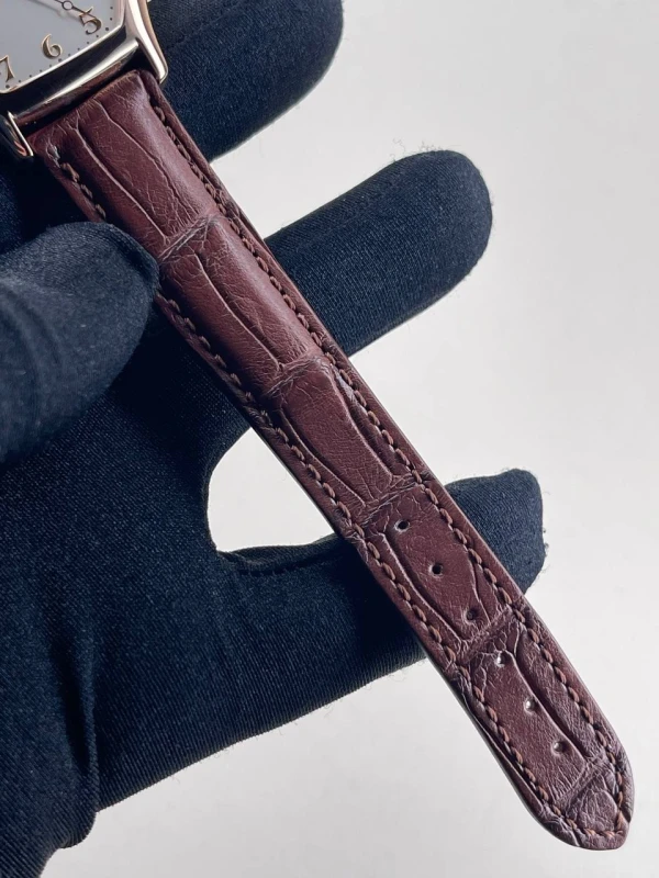 Patek Philippe Yellow Gold - on Strap with Silver Dial 5030R 7