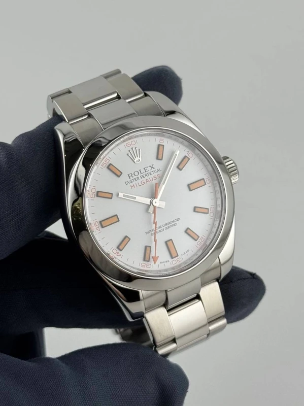 Rolex 40mm Steel White  116400 3