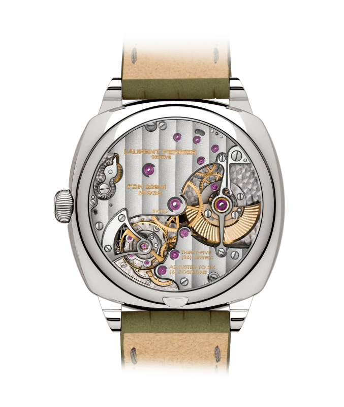 Laurent Ferrier SQUARE MICRO‑ROTOR RETRO SILVERY WHITE LCF013.AC.G3N 2